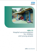 HBN 23: Hospital accommodation for children and young people
